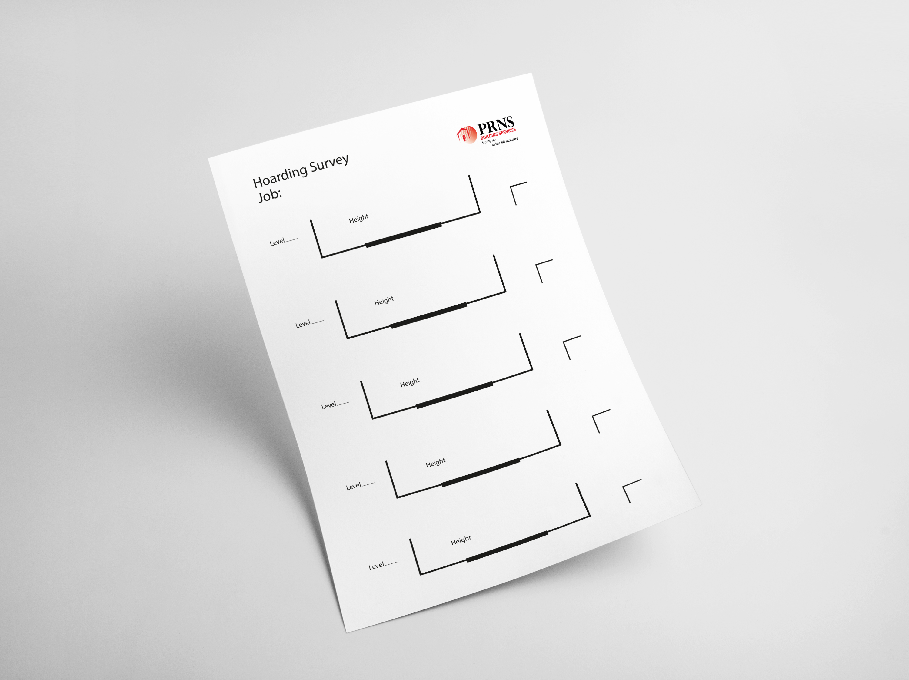 A4 Paper PSD MockUp - PRNS Building Services UK